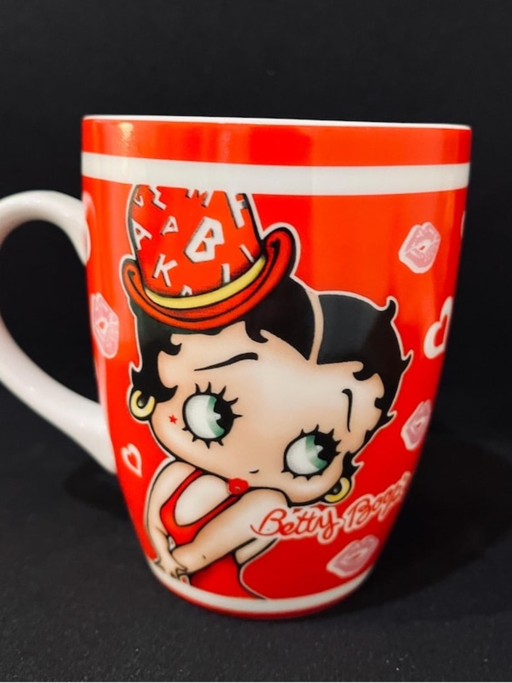 Betty Boop Coffee Mug | Red Ceramic Collectible Drinkware
